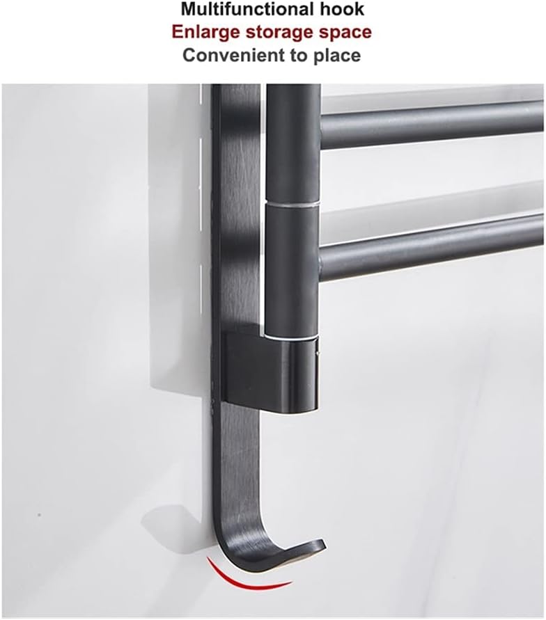 Durable Functional Space Aluminum Towel Rail for Bathroom Kitchen