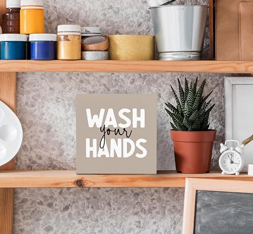 Perfect Gift for Kids Wash Your Hands Desk Sign