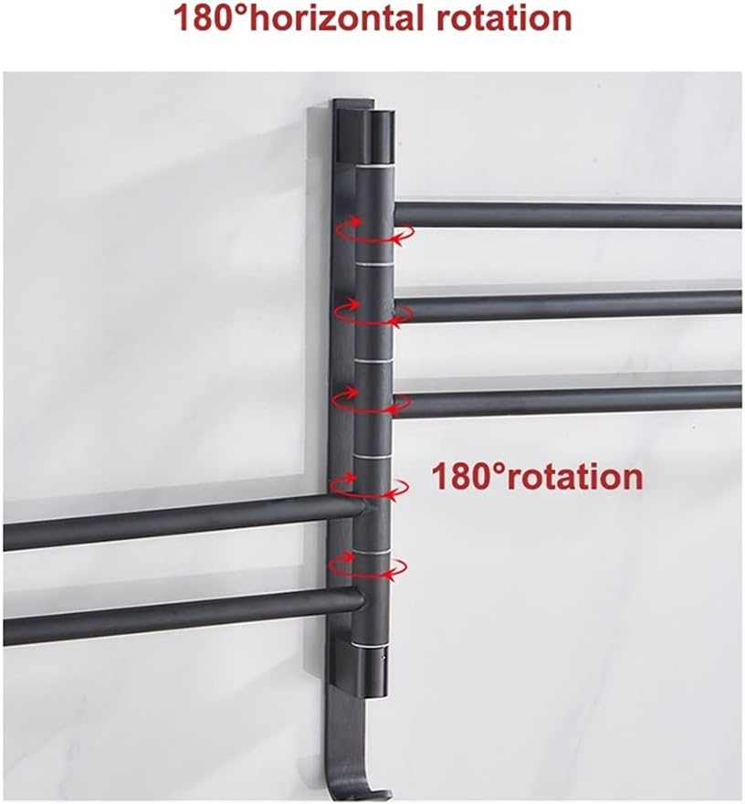 Durable Functional Space Aluminum Towel Rail for Bathroom Kitchen