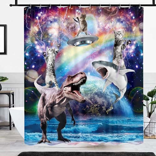 Funny Cat Shower Curtain