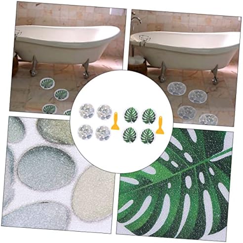 ABOOFAN Non-Slip Slip Resistant Slipping bathtub stickers with Leaves and Stones