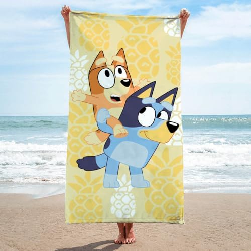Jay Franco Bluey Bingo Kids Bath Towel - 28 x 58 inches