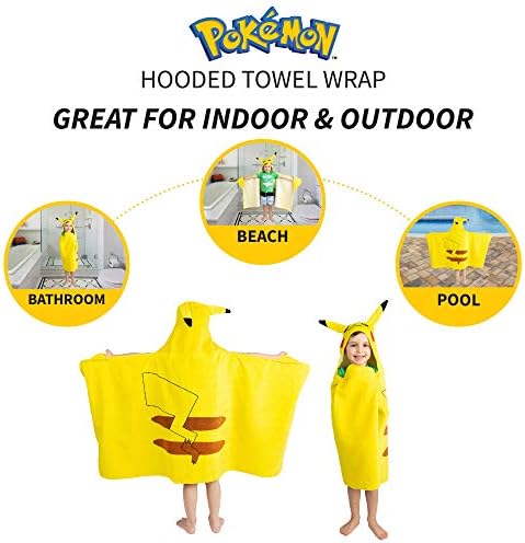 Pokmon Pikachu Bath Towel Kids 24x50