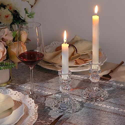 12-Piece Taper Candlestick Holders - Wedding Decor Perfect