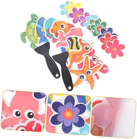 Ciieeo Peva Material Non-Slip Bathtub Shower Floor Stickers