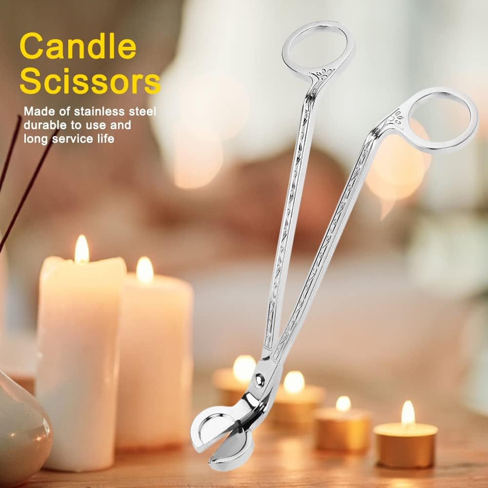 Candle Heart Clip for Silver Candle Wick Trimmer