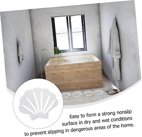 12-Piece Sea Shell Bathroom Safety Sticker Set
