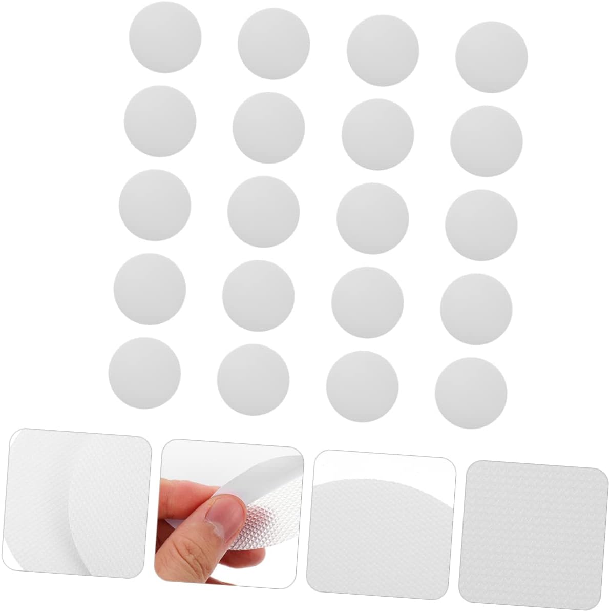 Slip-Free Bath Stickers 20pcs Set