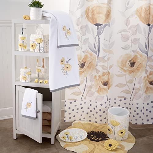 Avanti Linens Flowery Bathroom Hook Set Embrace Relaxation