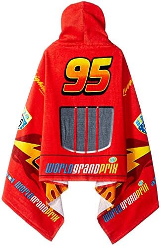 Jay Franco Disney Cars Tune Up Hooded Cape Towel 22x51
