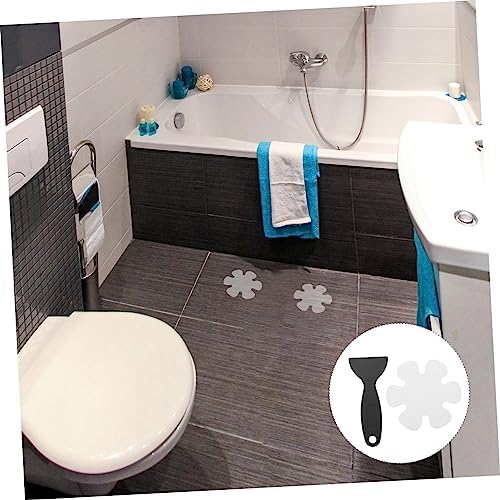 PRETYZOOM Tub Slip Grip Stickers Flower Shape Non-Slip Bathtub Floor Stickers