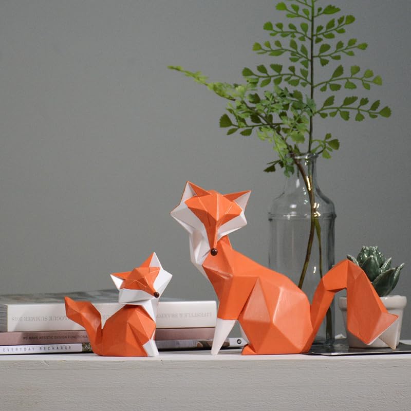 HAUCOZE Fox Figurine Decor