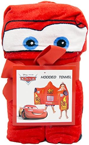 Jay Franco Disney Cars Tune Up Hooded Cape Towel 22x51