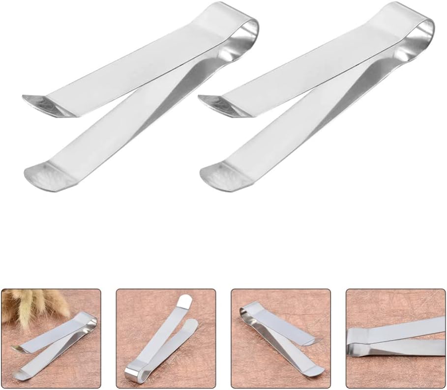 5-Piece Metal Clips Stainless Steel Wick Trimmer Candle Extinguisher Set