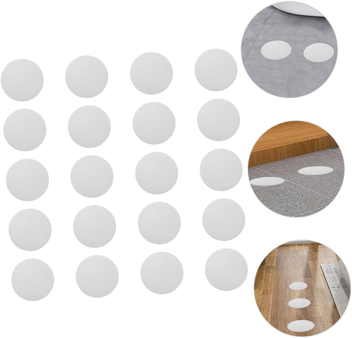 Slip-Free Bath Stickers 20pcs Set
