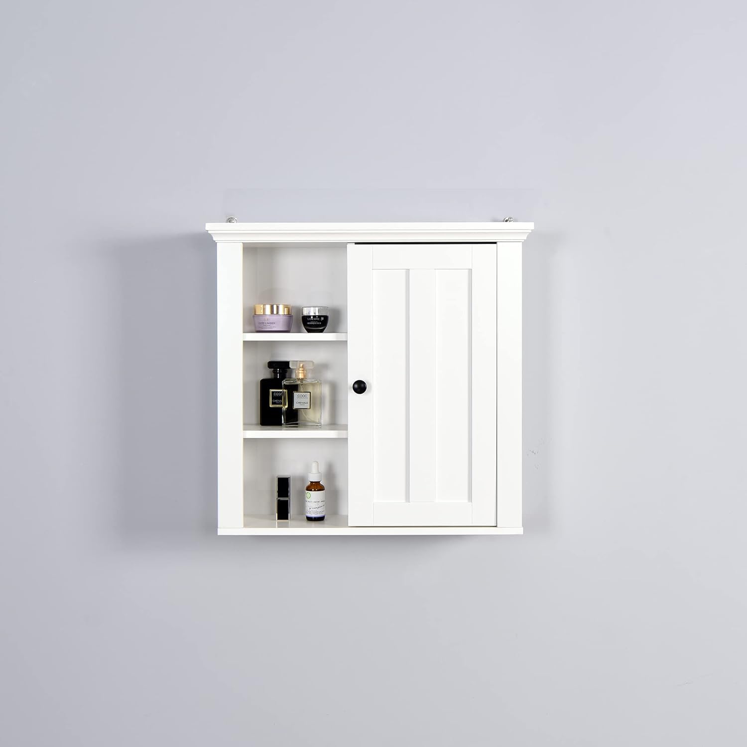 Xiaosenlin Wall-Mounted Medicine Cabinet with Adjustable Shelf for Bathroom Home Use