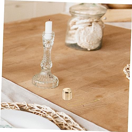 Elegant 5 Set Candle Snuffers for Wine Bottles