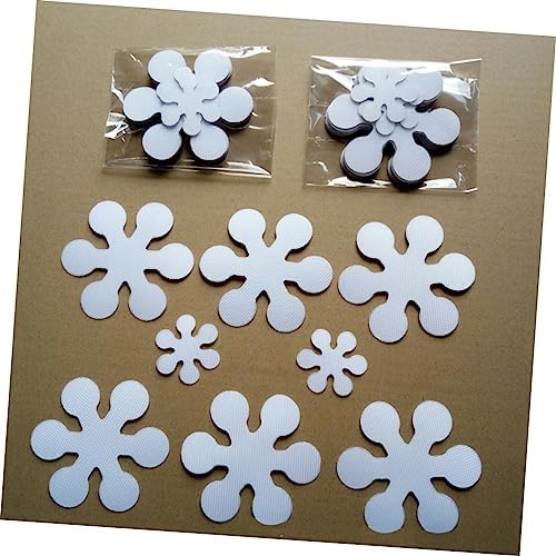 Slipproof Bath Mat with 8pcs Snowflake Non-Skid Stickers