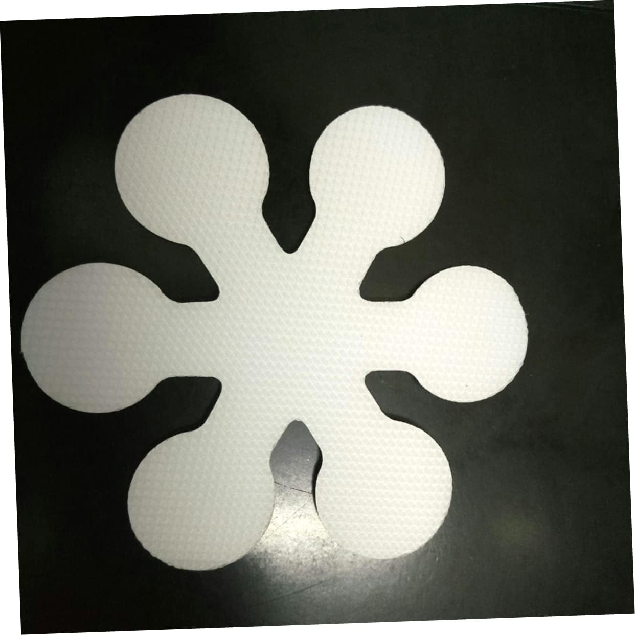 Slipproof Bath Mat with 8pcs Snowflake Non-Skid Stickers