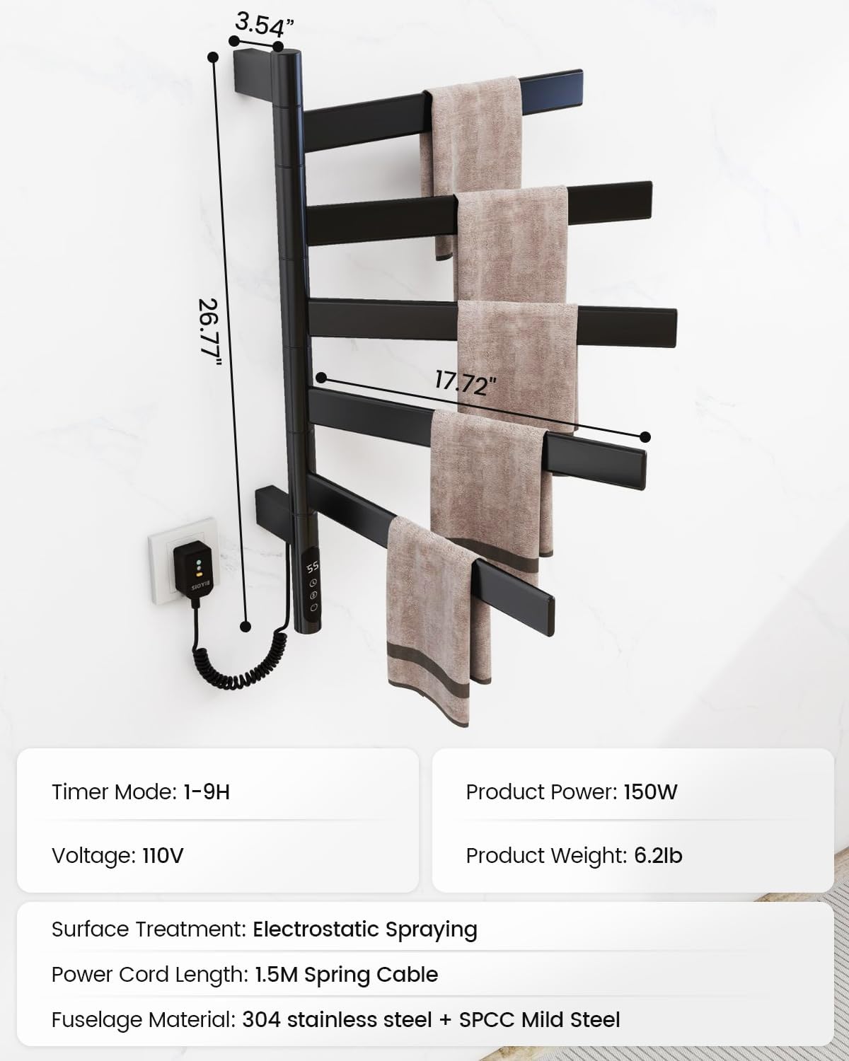 Heated Towels in Minutes