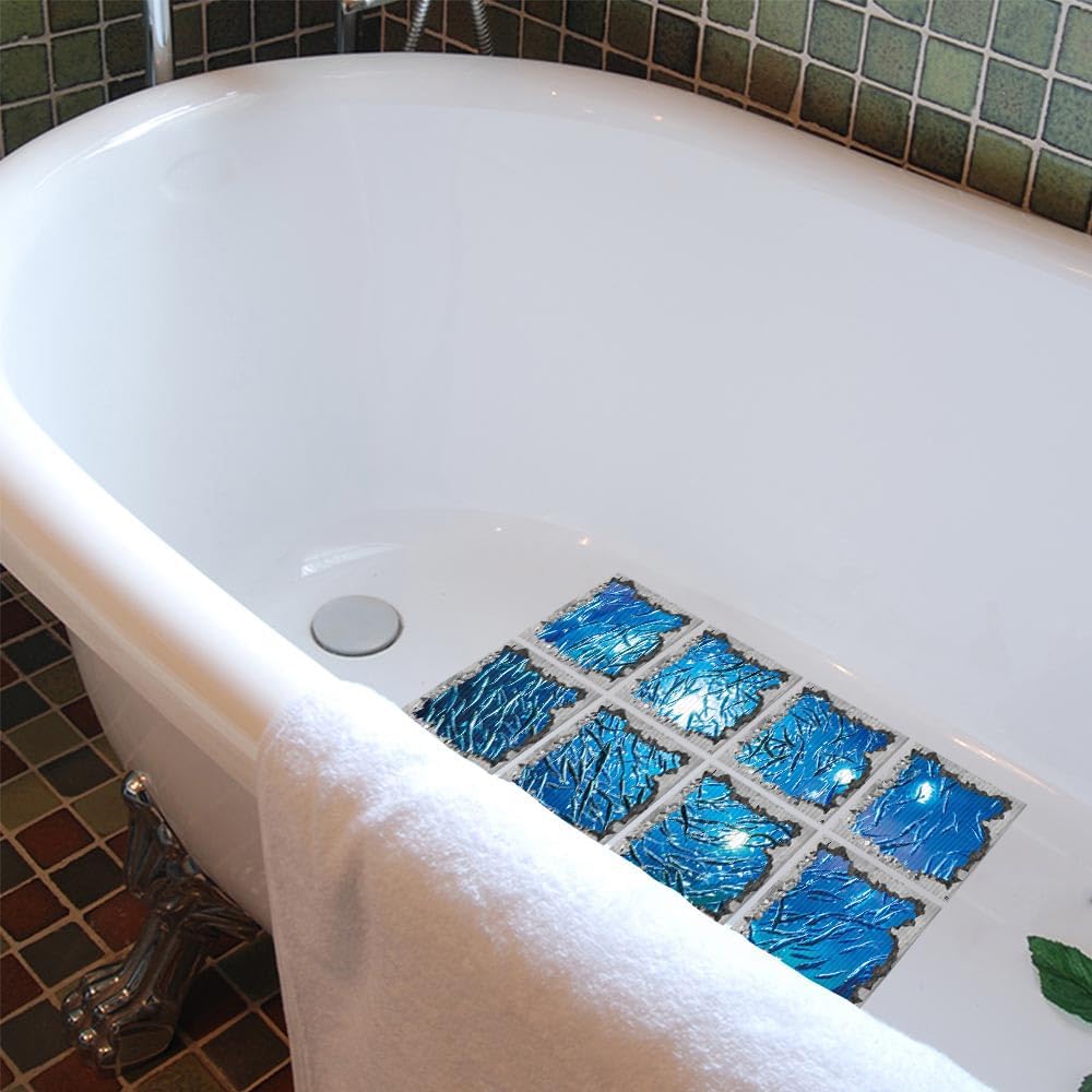 Non-Slip Bathtub Stickers for Adults 51x51 inch x 8 pcs