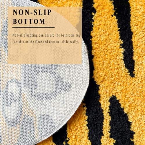 UKELER Kids bathroom towel tiger rug