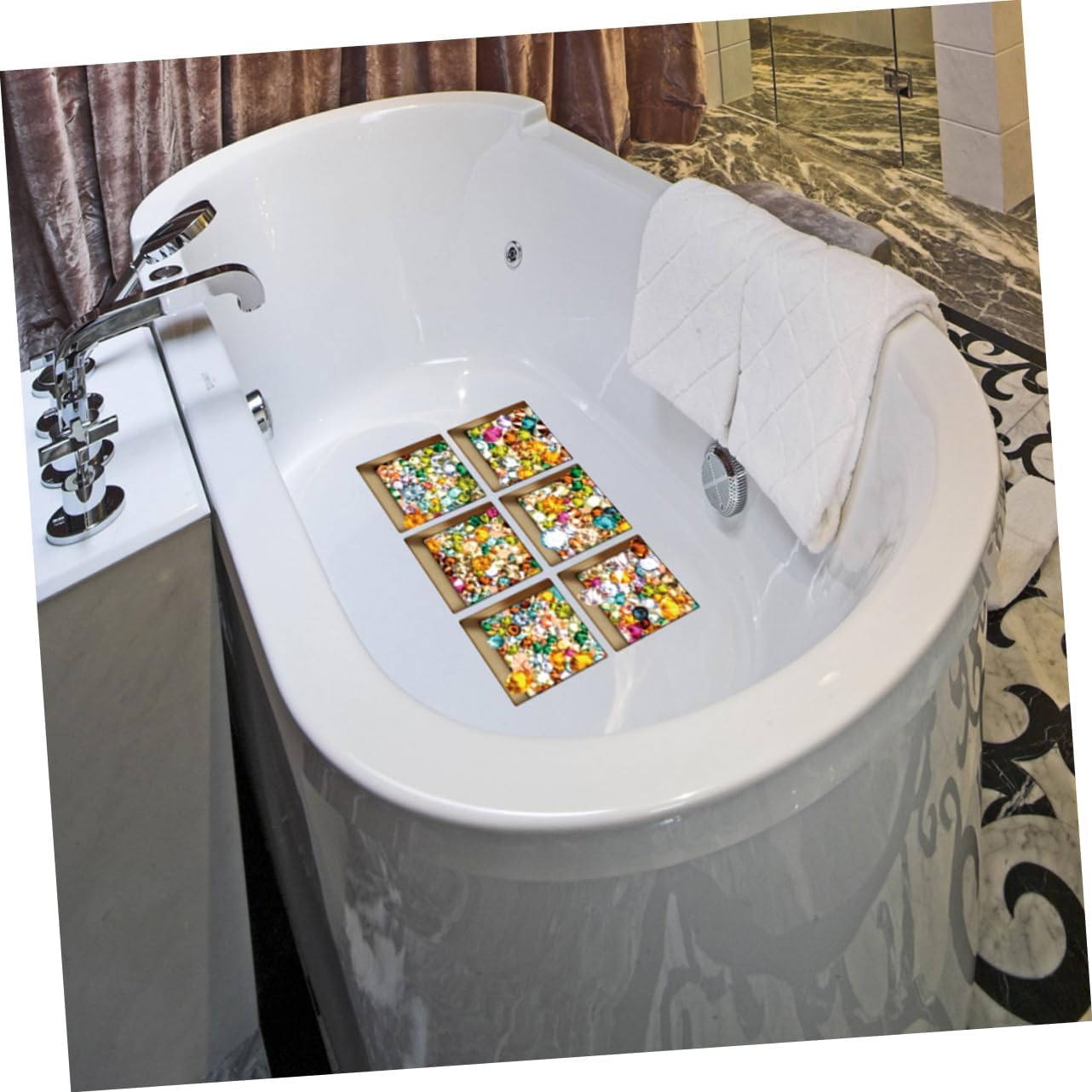 Non-Slip Bathtub Stickers for Bathroom Decorations