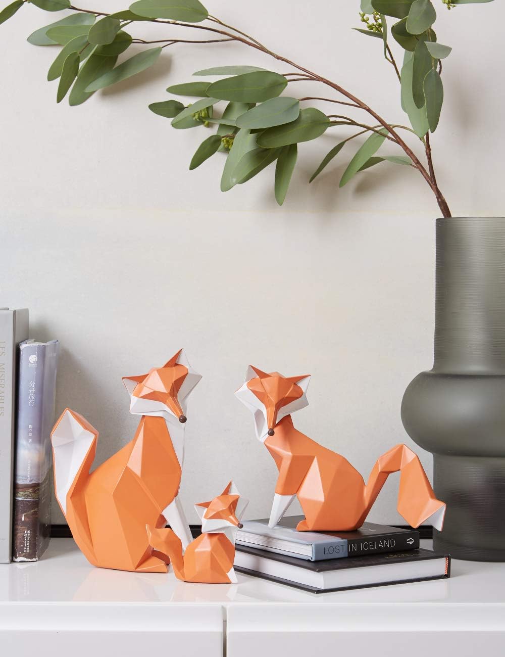 HAUCOZE Fox Figurine Decor