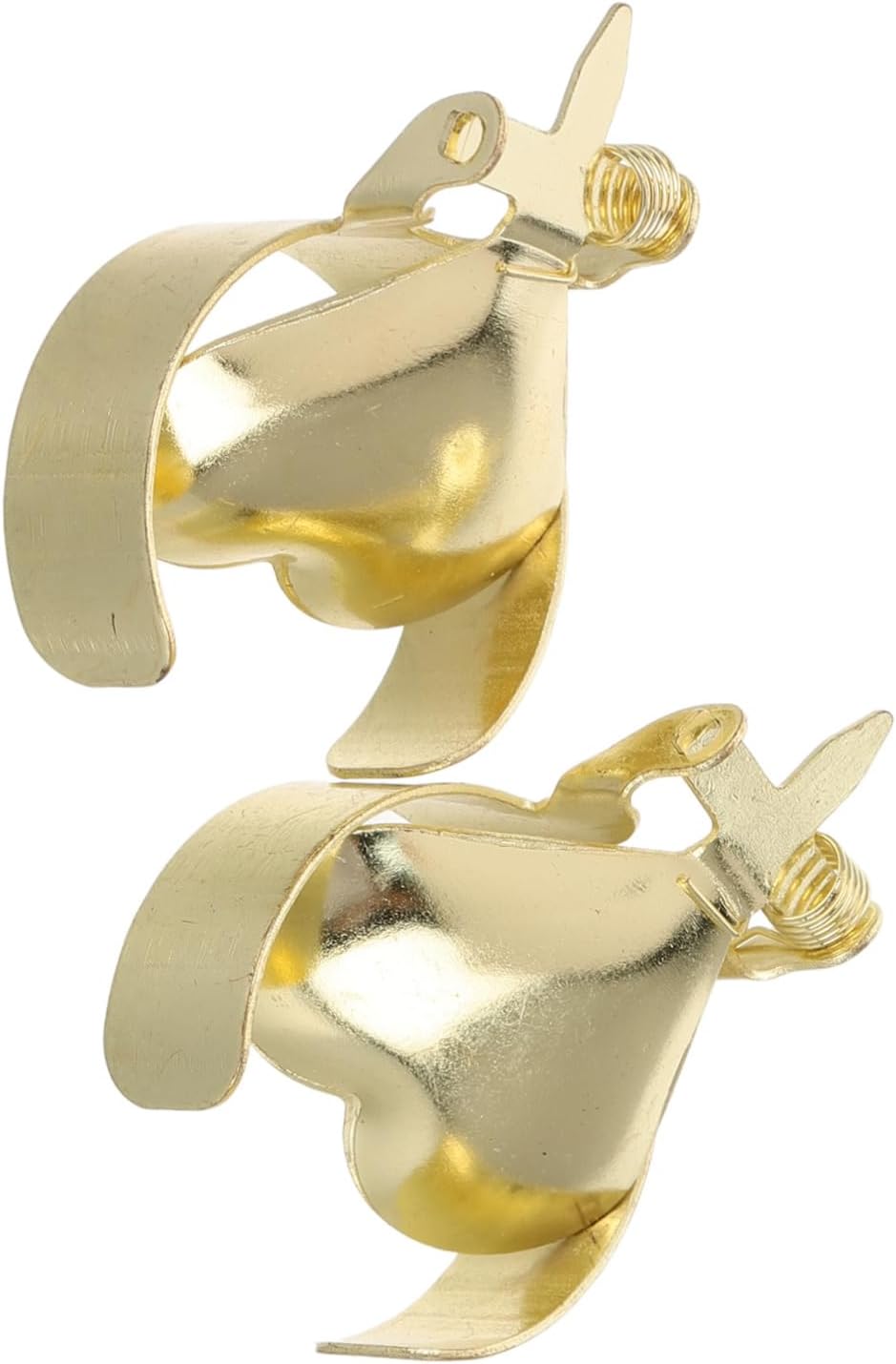 2-Piece Heart Shaped Metal Candle Sniffer Decorative Wick Extinguisher