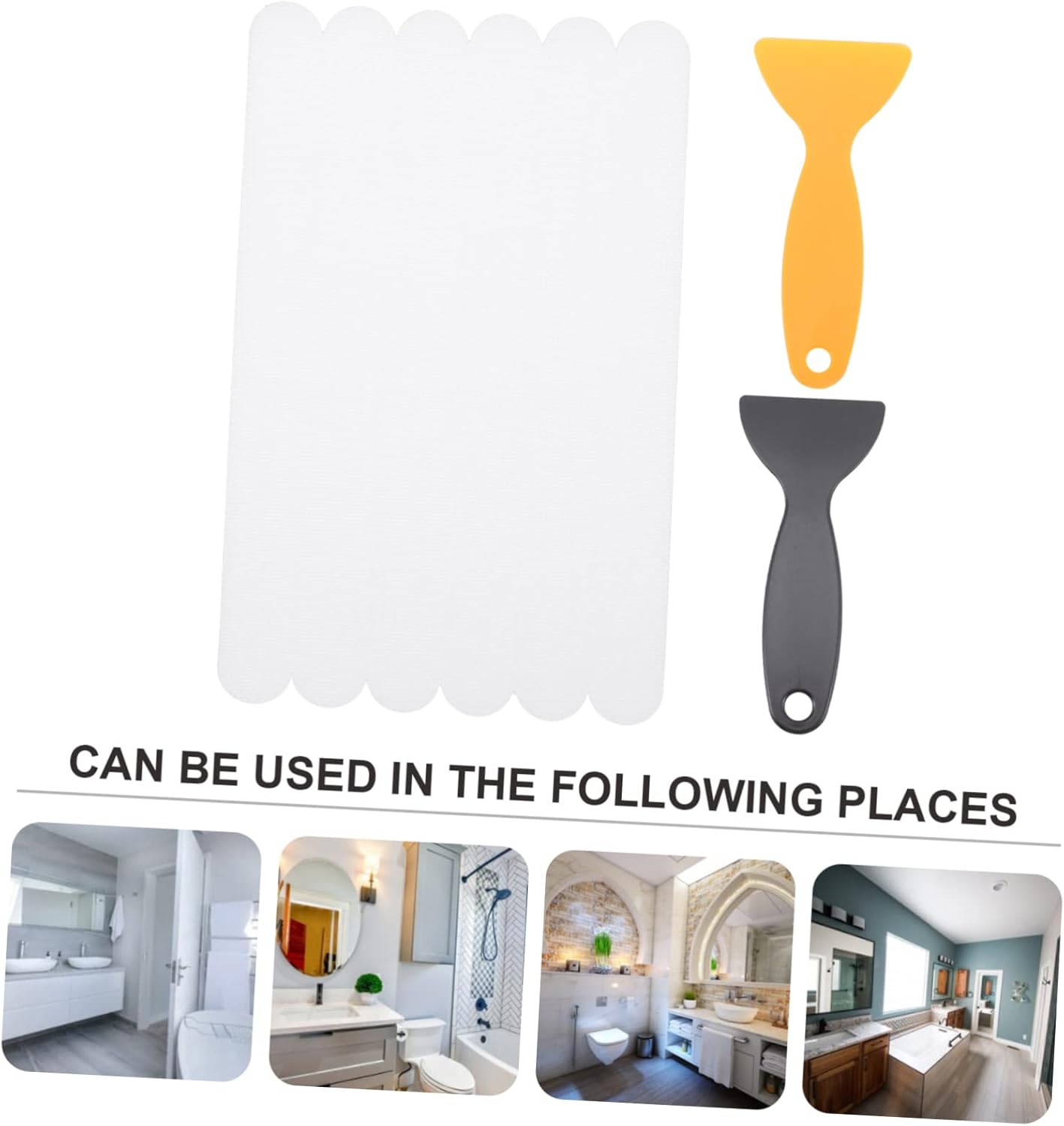 6pc Peva Bathtub Safety Strips