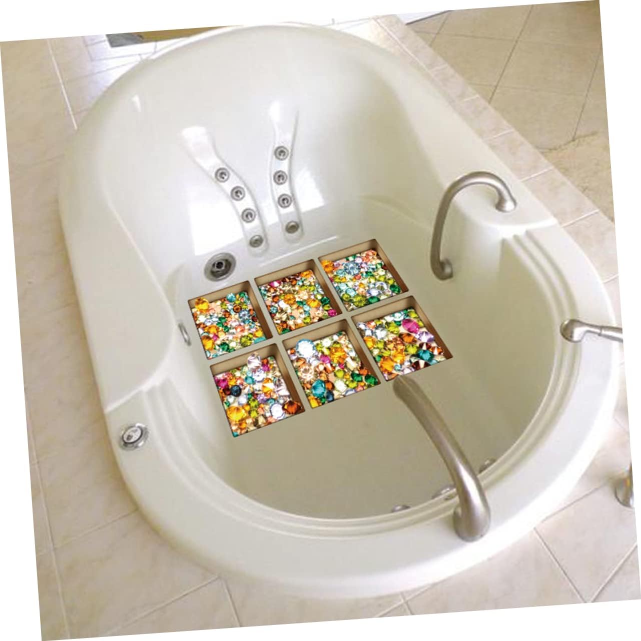 Non-Slip Bathtub Stickers for Bathroom Decorations