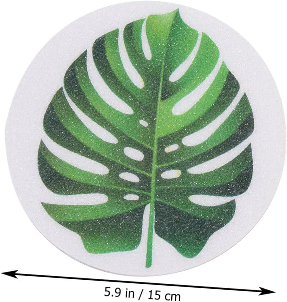 Cabilock Leaf Bathtub Stickers - Safe Fun for Kids Adults