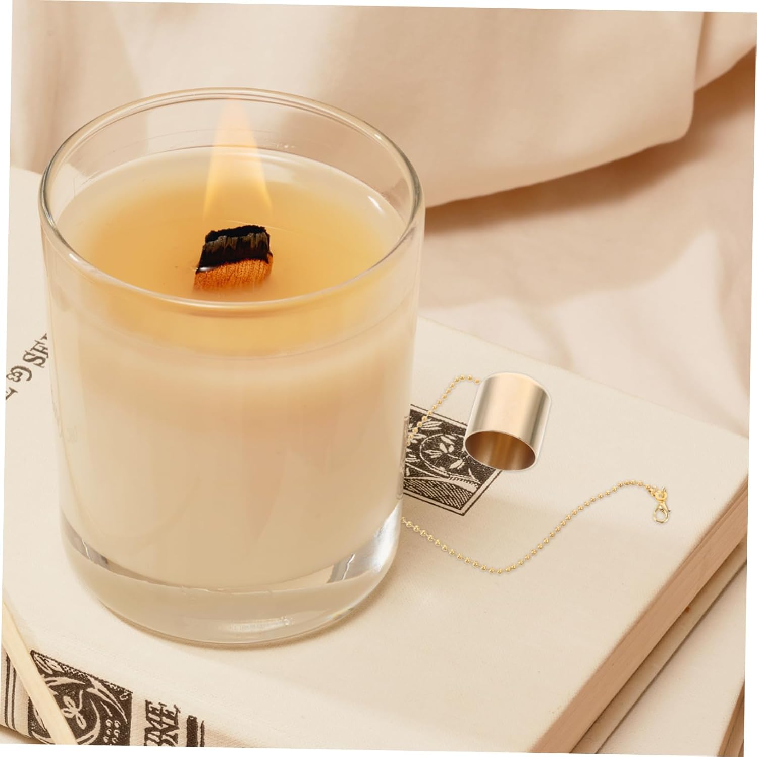 Elegant 5 Set Candle Snuffers for Wine Bottles