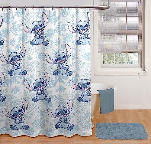 Jay Franco Lilo Stitch Kids Bath Shower Curtain 70x72 inches