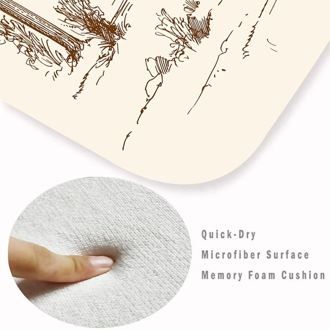 Premium Stylized Western Kitchen Rugs Set for Cowboys