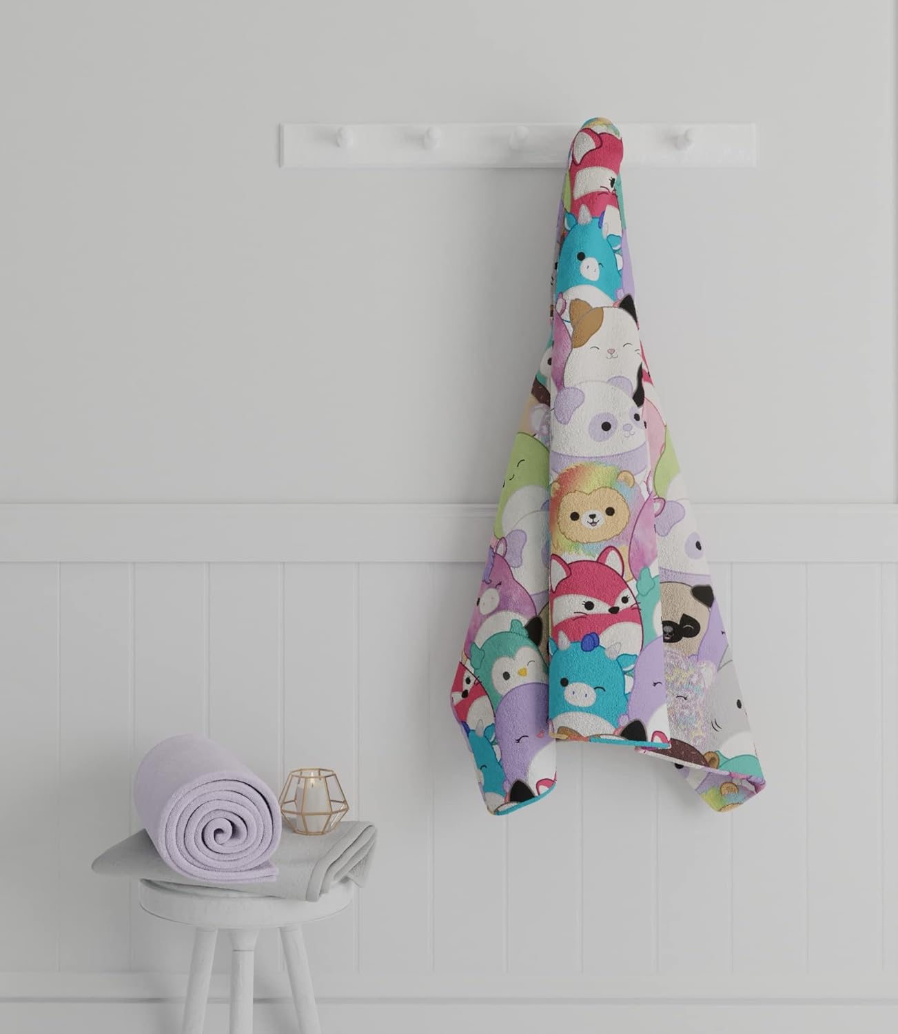 Franco Squishmallows Hooded BathWrap for Kids