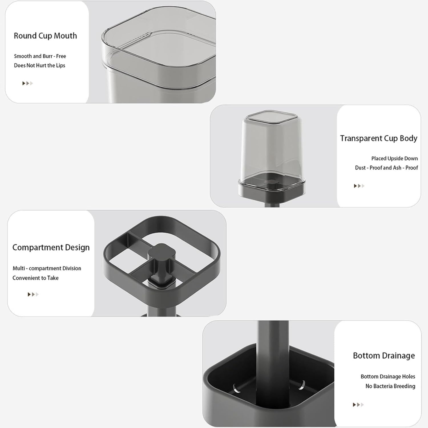 Generic Toothbrush Holder with Cover