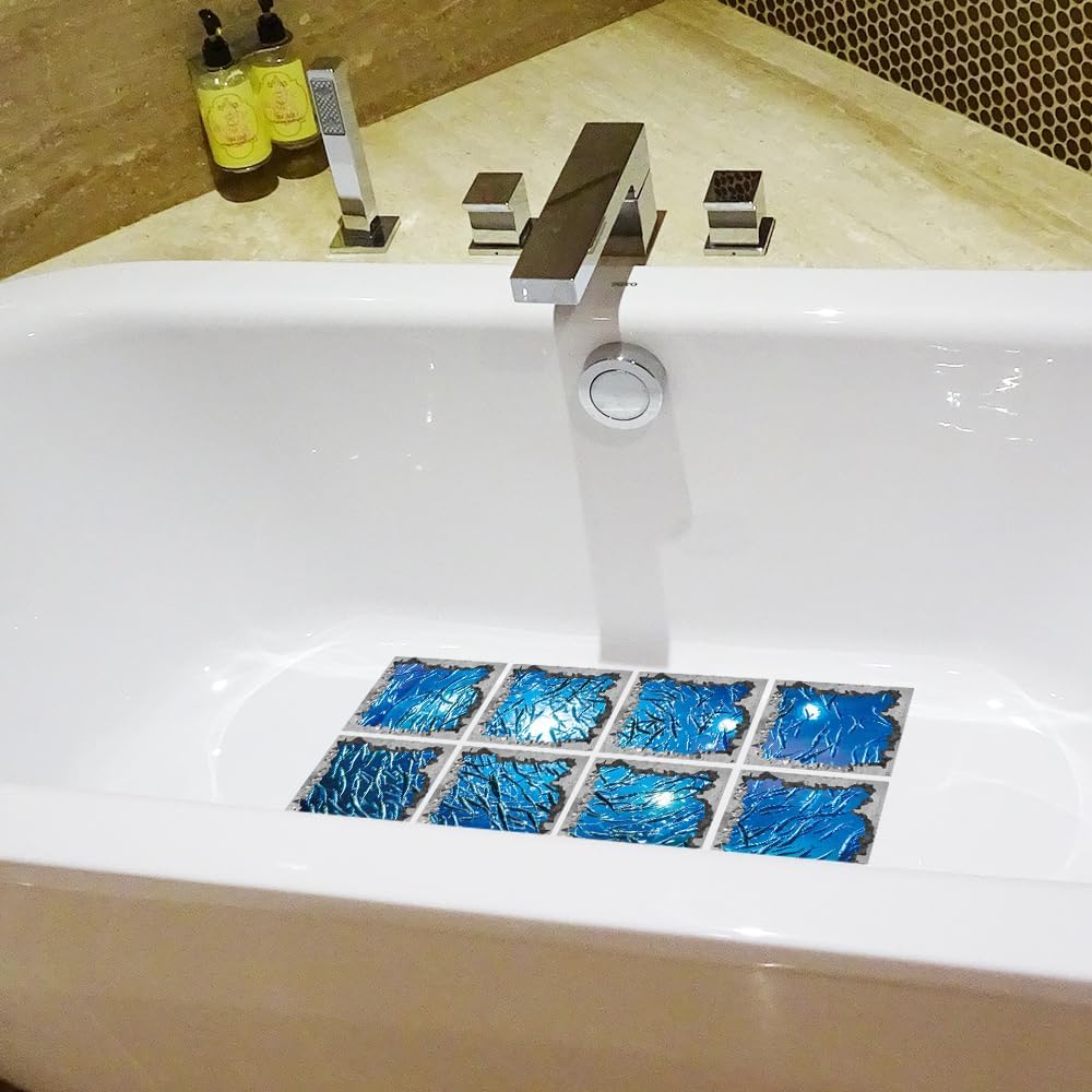 Non-Slip Bathtub Stickers for Adults 51x51 inch x 8 pcs