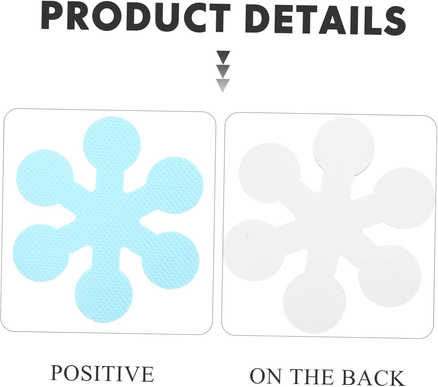 MAGICLULU 1Set Non Slip Tub Decals with Snowflake Design