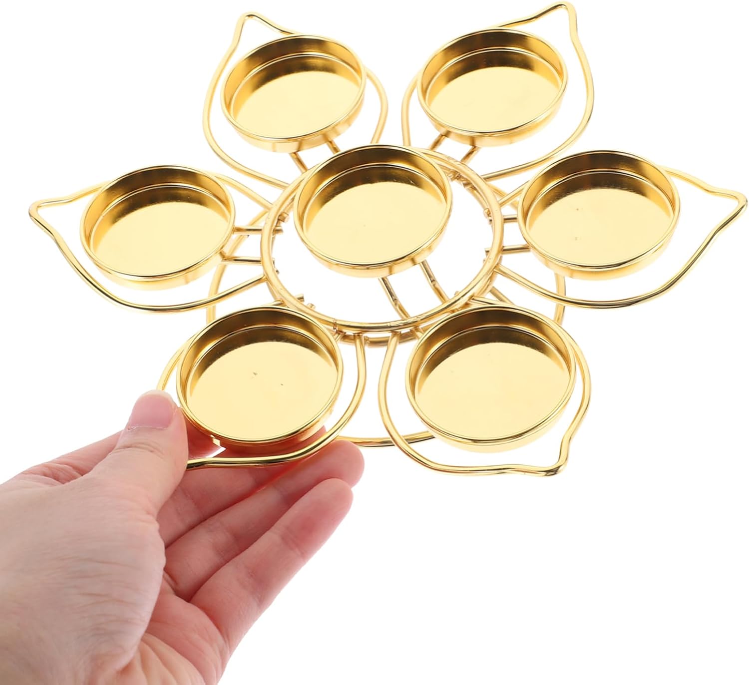 Luxshiny Elegant Lotus Candle Holder for Home Decor
