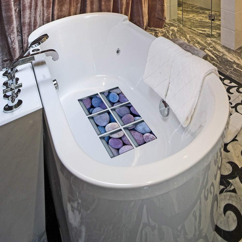 AILEGOU Non-Slip Bathtub Animal Stickers Safety Durable for Kids