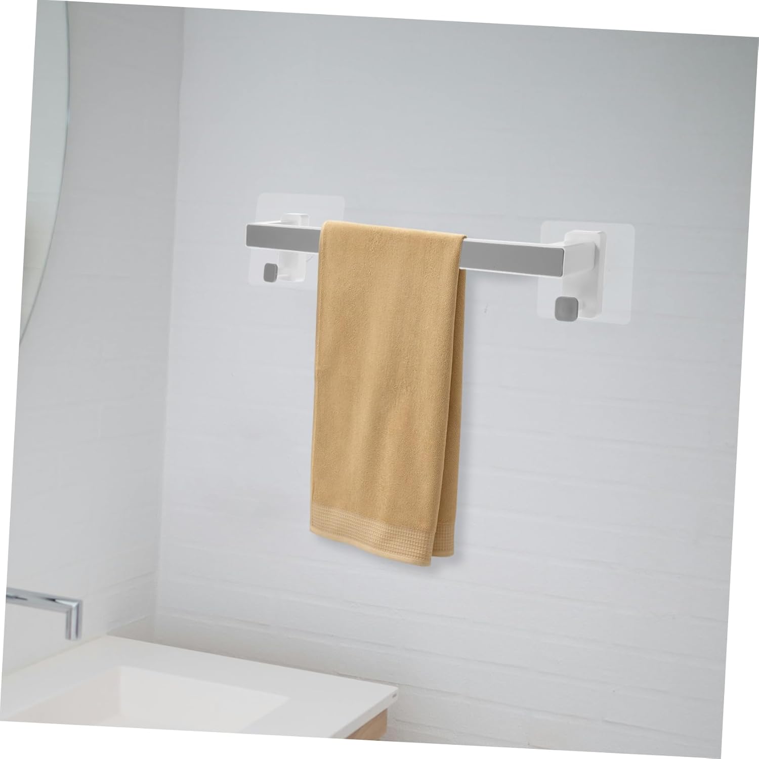 BRILLIANT OUTDOOR INDOOR WALL MOUNTED TOWEL RACK