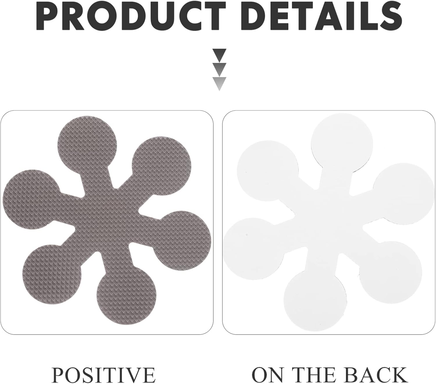 Zerodeko Non-Slip Safety Shower Decals Set