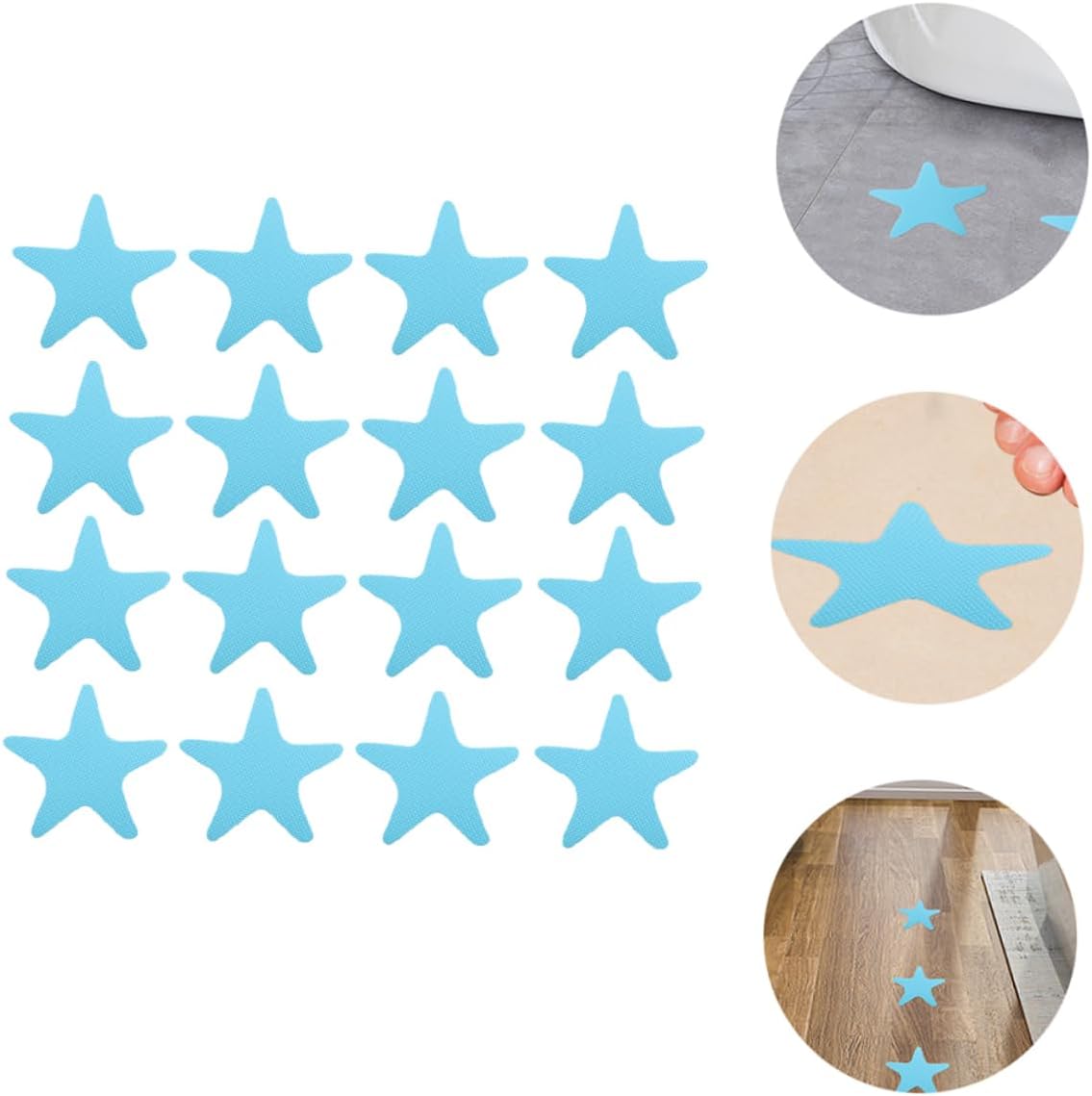 Safe bathtub stickers star shape
