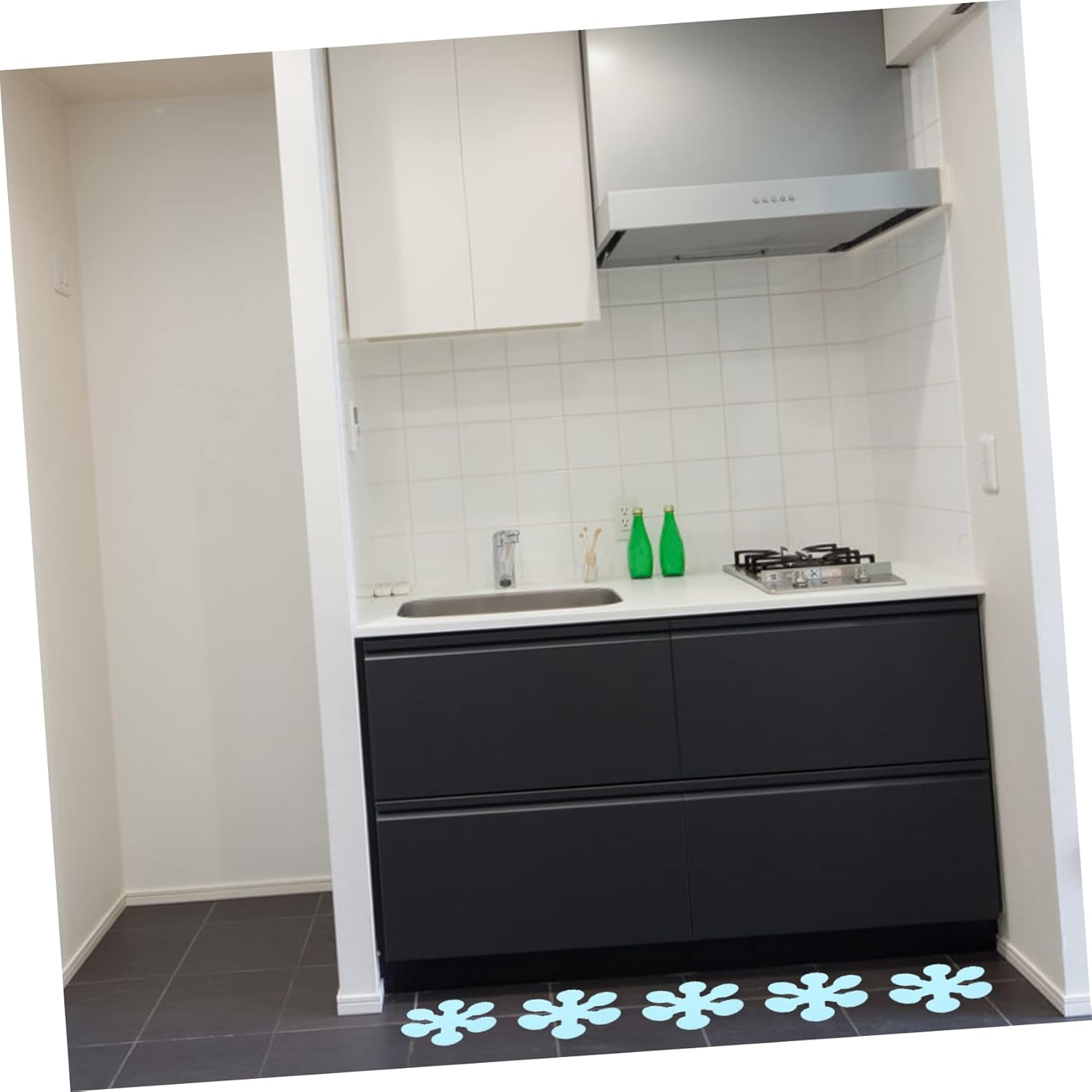 MAGICLULU 1Set Non Slip Tub Decals with Snowflake Design