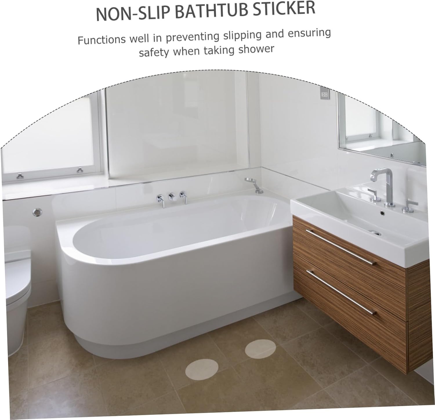Non-Slip Bath Floor Sticker