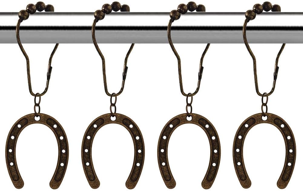 12-Piece Horseshoe Shower Hooks