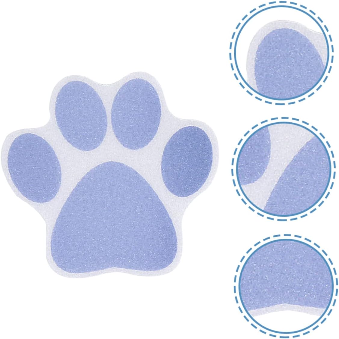 Shower Paws Non-Slip Bath Stickers 10pcs Waterproof Decals