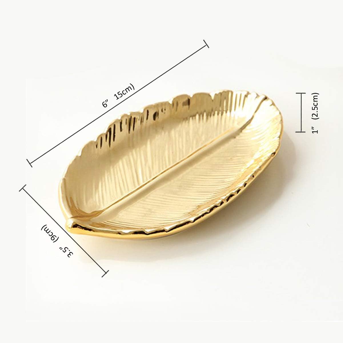 Lependor Golden Leaf Jewelry Holder