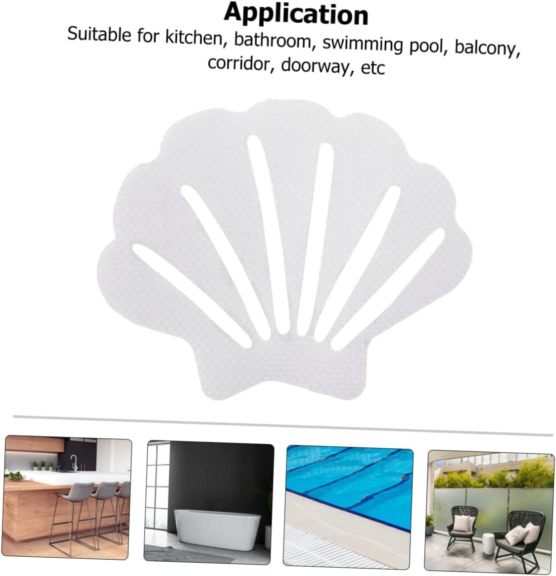 LIFKOME - 12pcs Anti-Slip Bath Stickers for Bathtubs Showers